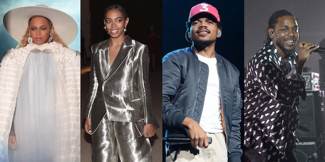 Beyoncé, Solange, Chance, Kendrick Nominated for NAACP Image Awards
