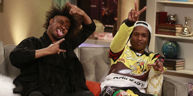 A$AP Rocky and Danny Brown Brave an Obstacle Course on Eric Andre's "Rapper Warrior Ninja"
