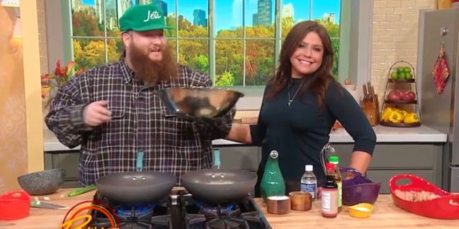 Watch Action Bronson Teach Rachael Ray How to Make His “Explosive Crispy Chicken”