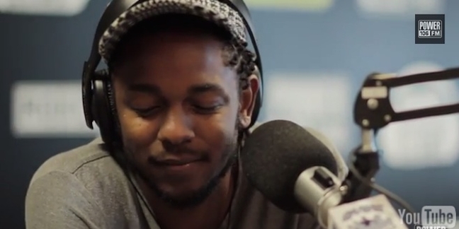 Kendrick Lamar Freestyles for Six Minutes on Power 106, Gets Interviewed