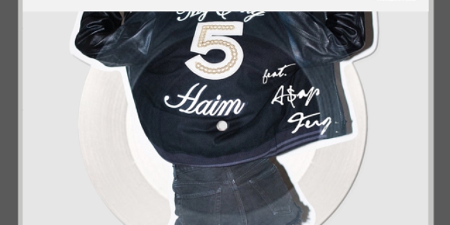 Haim Selling "My Song 5" Picture Disc Shaped Like Alana Haim