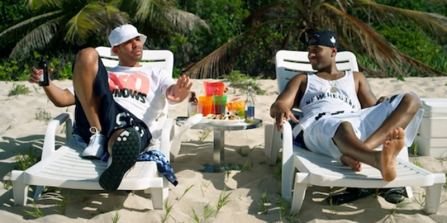 Drake and P. Reign Dream on the Beach in "DnF" Video 
