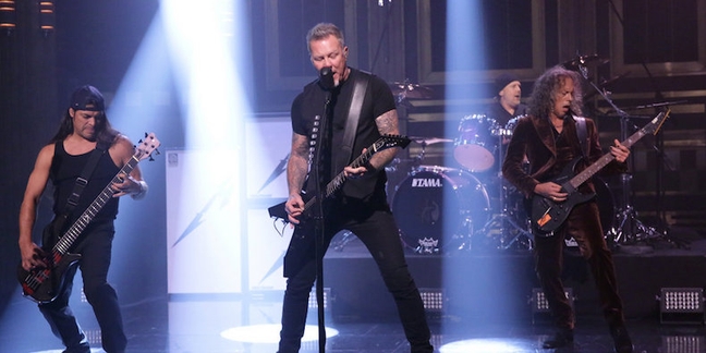 Watch Metallica Perform “Moth Into Flame” on “Fallon”