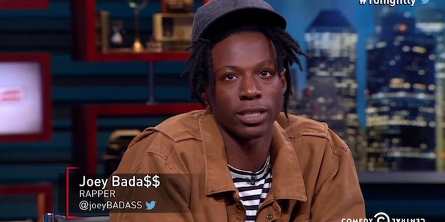 Joey Bada$$ Discusses the Presidential Election on "The Nightly Show With Larry Wilmore"