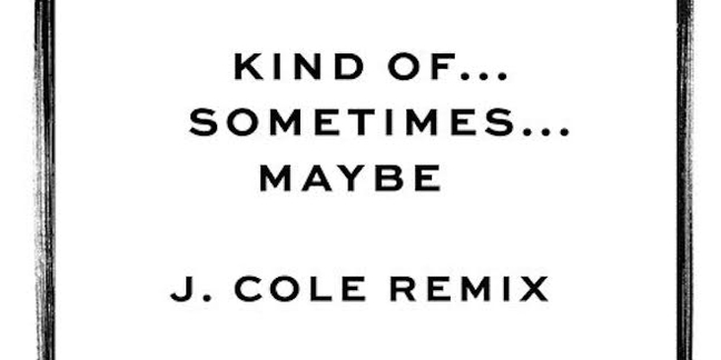 Jessie Ware and J. Cole Team for "Kind Of... Sometimes... Maybe" Remix