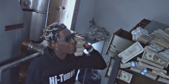 Young Thug and Lil Uzi Vert Rob a Bank in "Big Racks" Video