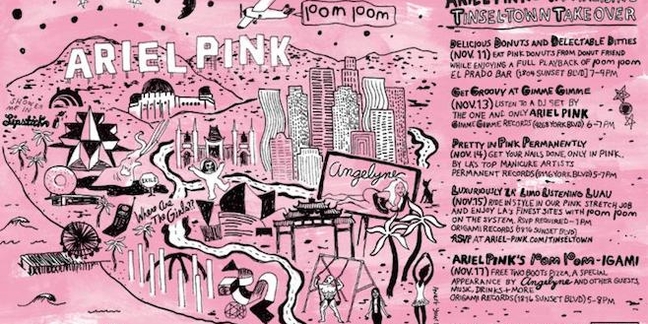 Ariel Pink Taking Over L.A. With Limo Listening Session, Manicures, Donuts, Pizza, More