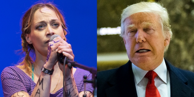 Watch Fiona Apple Sing Her New Christmas Song "Trump's Nuts Roasting on an Open Fire"