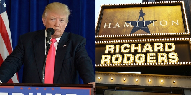 Donald Trump Demands Apology from Hamilton Cast for “Harassing” Mike Pence