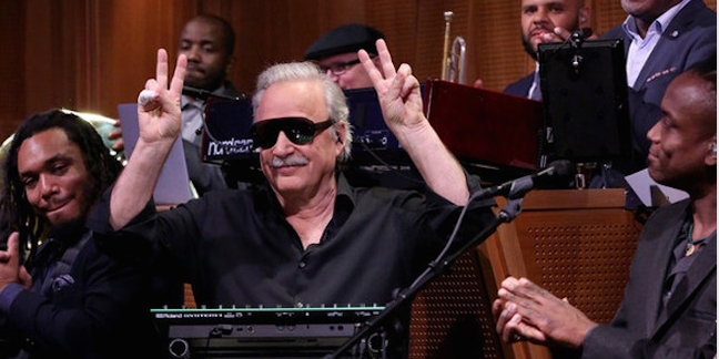 Giorgio Moroder Sits in With the Roots on "The Tonight Show"