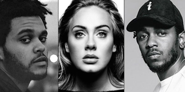 Kendrick Lamar, Adele, the Weeknd to Perform at the Grammys