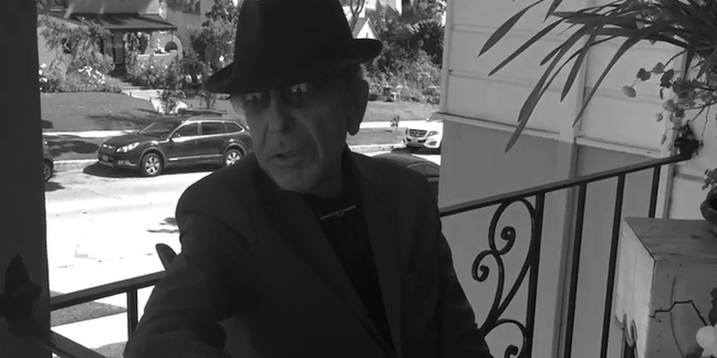 Watch Leonard Cohen’s “Traveling Light” Video, Featuring Unreleased Footage