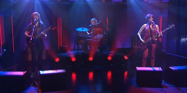 Ex Hex Perform "Hot and Cold" on "Seth Meyers"