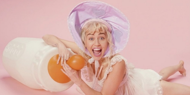 Miley Cyrus and The Flaming Lips Share Pacifier-filled "BB Talk" Video