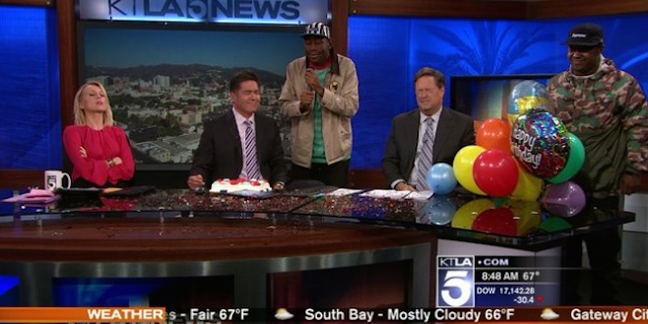 Tyler, the Creator Throws a Birthday Party for Los Angeles Morning Show Hosts