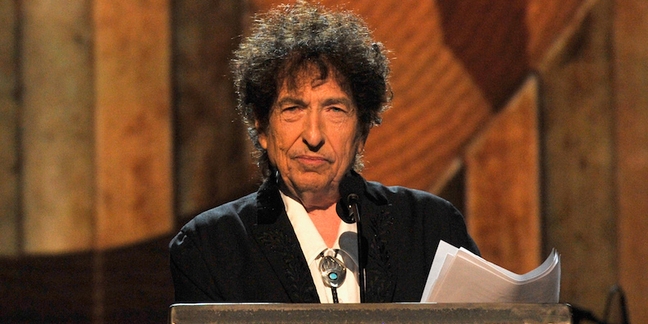 Bob Dylan Provides Speech for Nobel Banquet He’s Not Attending