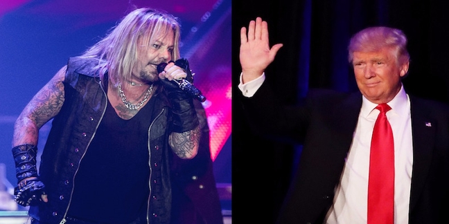Mötley Crüe’s Vince Neil Says He Is Performing at Trump’s Inauguration
