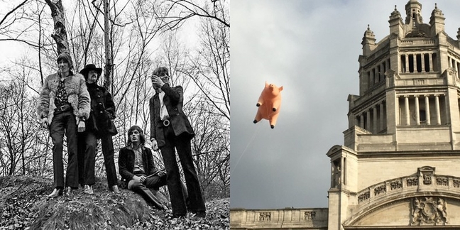 Pink Floyd Fly Inflatable Pig Over London Museum to Announce New Exhibit