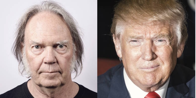 Neil Young Isn't So Mad at Donald Trump Anymore