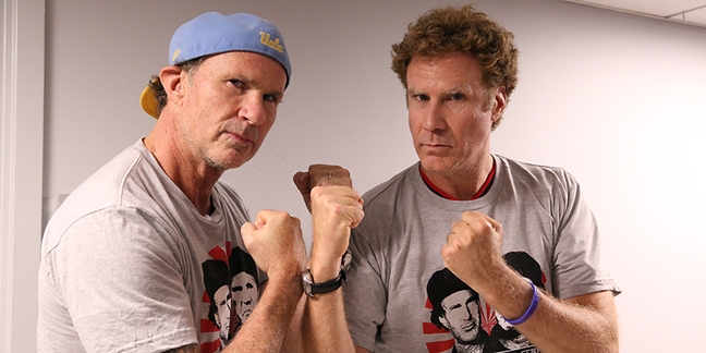 Watch Will Ferrell and Chad Smith's Red Hot Benefit Drum-Off