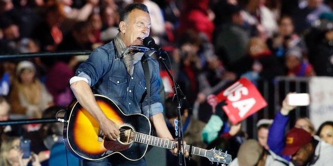 Watch Bruce Springsteen Perform at Hillary Clinton Rally