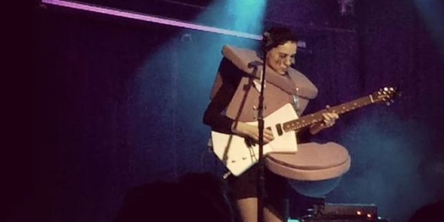 St. Vincent Performs New Song in Toilet Costume: Watch