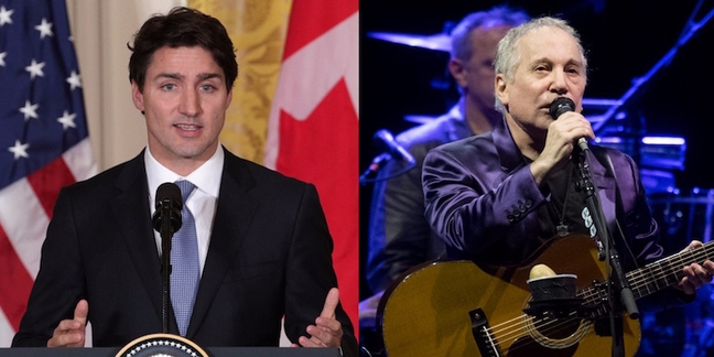 Canadian Prime Minister Justin Trudeau Once Randomly Tweeted That He Hates Paul Simon