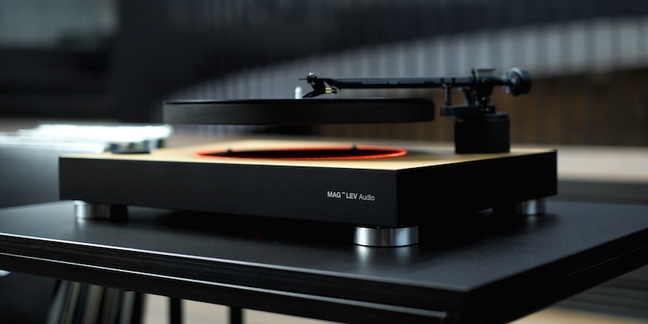 A “Levitating” Turntable Is in the Works, So You Can Spin Records in Mid-Air