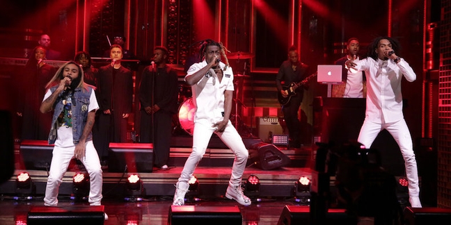 Flatbush Zombies Perform "Bounce" With the Roots on "Fallon": Watch