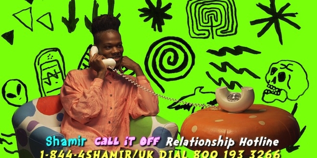 Shamir Launches "Call It Off" Relationship Hotline