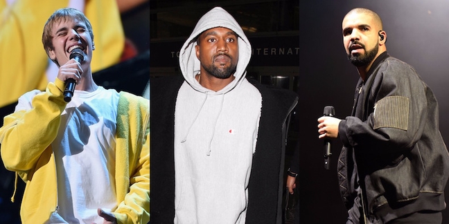 Kanye, Drake, Bieber Skipping Grammys: Report