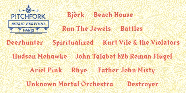 Run The Jewels, Kurt Vile, Unknown Mortal Orchestra, Battles Added to Pitchfork Music Festival Paris 
