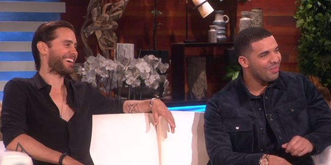 Drake and Jared Leto Play “Never Have I Ever” on “Ellen”: Watch