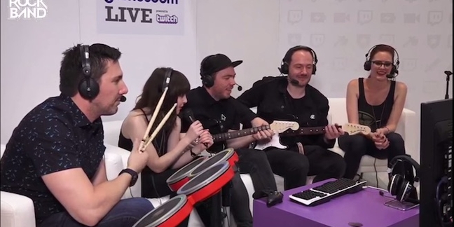Chvrches Play Paramore's "Ignorance" on Rock Band 4