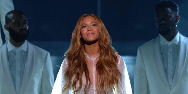 Beyoncé Performs "Take My Hand, Precious Lord", Common and John Legend Do "Glory" at the Grammys