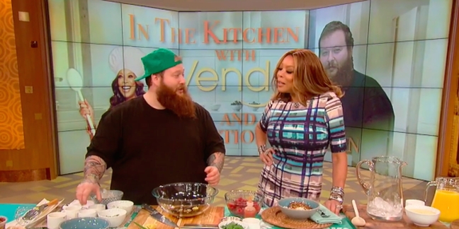 Action Bronson Cooks With Wendy Williams on "The Wendy Williams Show"