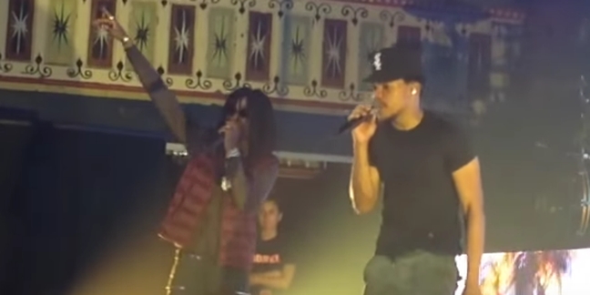 Chance the Rapper Performs With Migos and K Camp in Atlanta