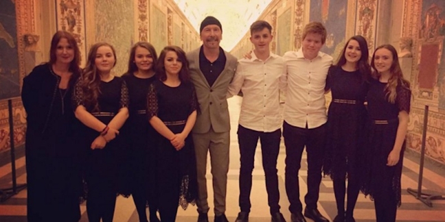 U2's The Edge Becomes First Rock Musician to Play at the Vatican's Sistine Chapel