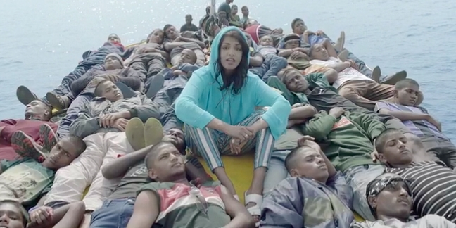 M.I.A. Travels With Refugees in "Borders" Video