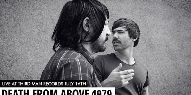 Death From Above 1979 to Record Live Album at Jack White's Third Man Records