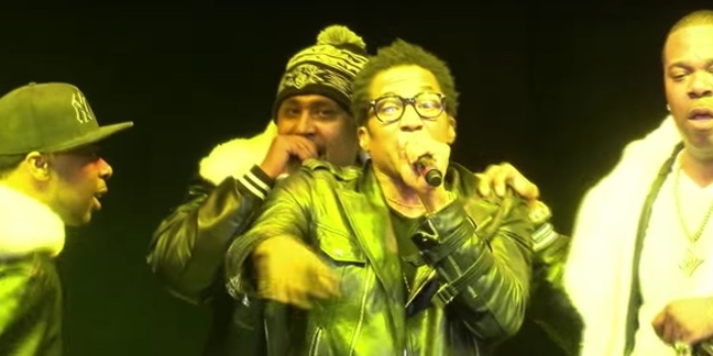 Busta Rhymes, A Tribe Called Quest, and Leaders of the New School Perform "Scenario" Remix