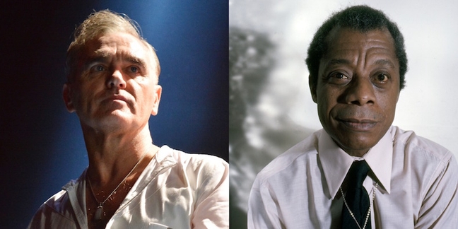 Morrissey Selling James Baldwin “Black Is How I Feel on the Inside” Shirts
