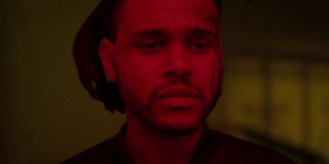 The Weeknd Survives a Car Crash in "The Hills" Video