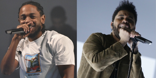 Watch the Weeknd Bring Out Kendrick Lamar to Perform “Sidewalks”