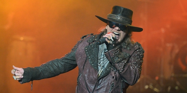 Axl Rose Injures Foot, Will Perform Guns N' Roses Coachella Shows in a Cast