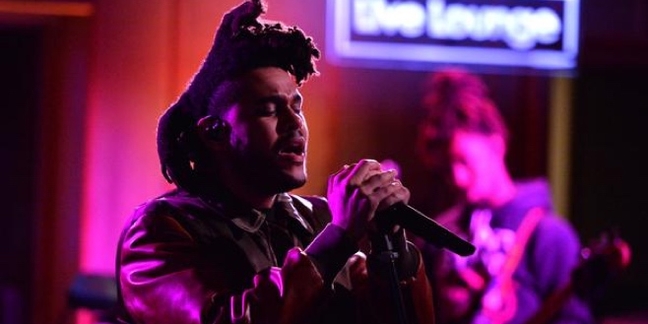 The Weeknd Performs "Can't Feel My Face" and "The Hills" in BBC Radio 1 Session