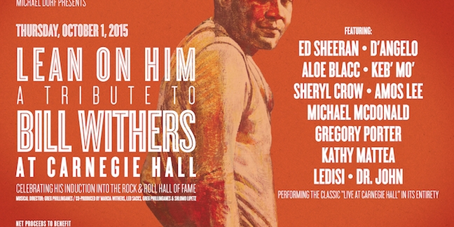 Bill Withers to Make Rare Appearance at Tribute Concert Featuring D'Angelo, More