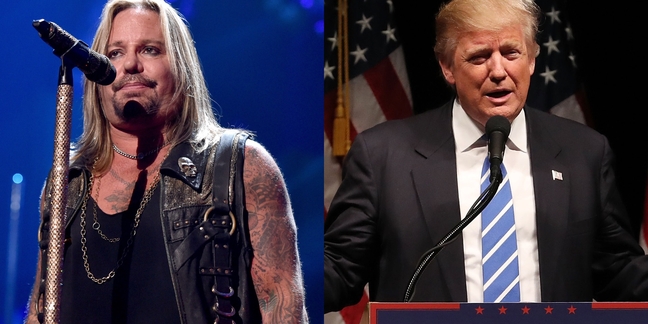 Vince Neil Uninvited to Perform at Trump’s Inauguration